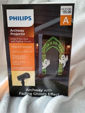 PHILIPS Archway Projector - Green & White LED